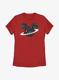 Disney Mickey Mouse Planet Womens T-Shirt