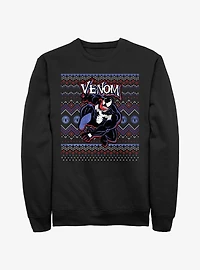 Marvel Venom Venomous Ugly Christmas Sweatshirt