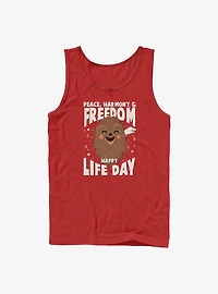 Star Wars Chewie Happy Life Day Tank