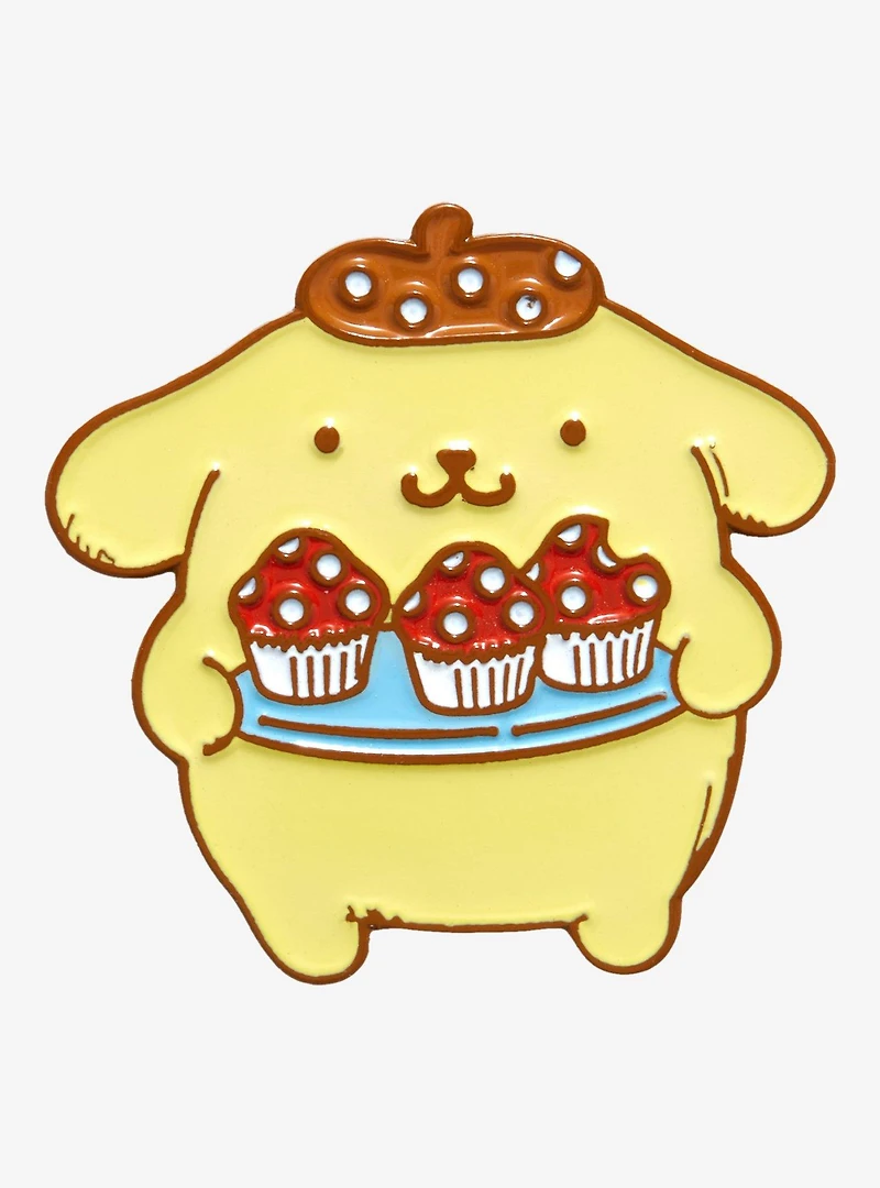 Sanrio Pompompurin Mushroom Cupcake Enamel Pin - BoxLunch Exclusive