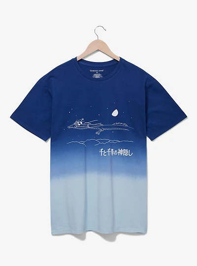 Studio Ghibli Spirited Away Haku Outline Ombre T-Shirt - BoxLunch Exclusive