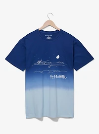 Studio Ghibli Spirited Away Haku Outline Ombre T-Shirt - BoxLunch Exclusive