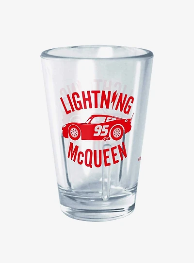 Disney Pixar Cars Race Ready Lightning McQueen Mini Glass