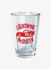 Disney Pixar Cars Race Ready Lightning McQueen Mini Glass