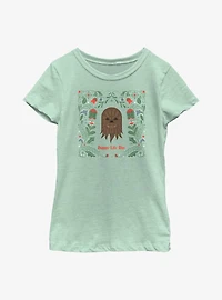 Star Wars Chewie Happy Life Day Youth Girls T-Shirt