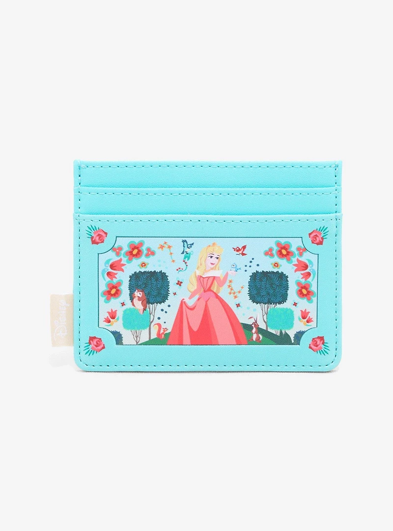 Loungefly Disney Sleeping Beauty Floral Aurora Cardholder - BoxLunch Exclusive