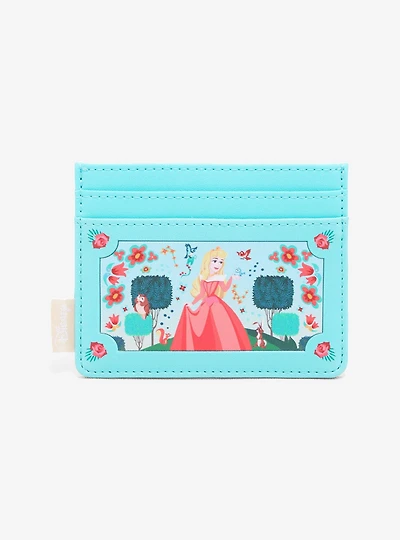 Loungefly Disney Sleeping Beauty Floral Aurora Cardholder - BoxLunch Exclusive