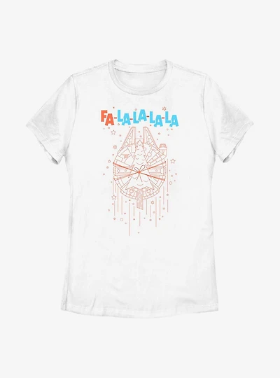 Star Wars Fa La Falcon Womens T-Shirt