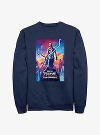 Marvel Thor: Love and Thunder Valkyrie Movie Poster Sweatshirt