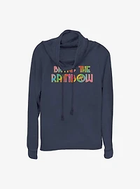 Marvel Thor: Love and Thunder Bring The Rainbow Cowl Neck Long-Sleeve Top