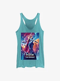 Marvel Thor: Love and Thunder Mighty Thor Movie Poster Girls Tank