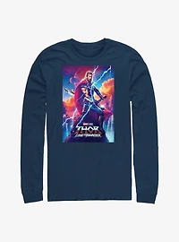 Marvel Thor: Love and Thunder Asgardian Movie Poster Long-Sleeve T-Shirt