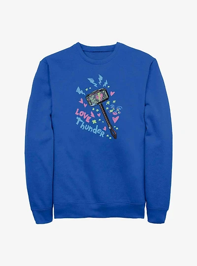 Marvel Thor: Love and Thunder Graffiti Hammer Sweatshirt