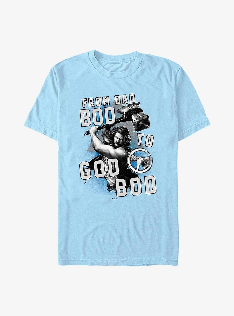 Marvel Thor: Love and Thunder From Dad Bod To God T-Shirt