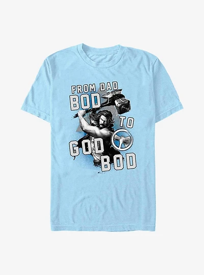 Marvel Thor: Love and Thunder From Dad Bod To God T-Shirt