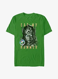 Marvel Thor: Love and Thunder Eat My Hammer Dr. Jane Foster Portrait T-Shirt