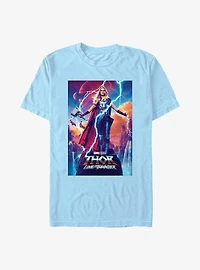 Marvel Thor: Love and Thunder Mighty Thor Movie Poster T-Shirt