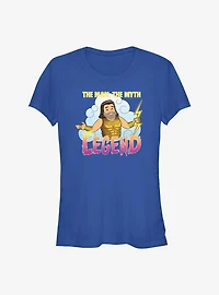 Marvel Thor: Love and Thunder Zeus Man Myth Legend Girls T-Shirt