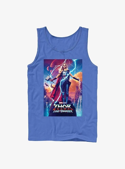 Marvel Thor: Love and Thunder Mighty Thor Movie Poster Tank