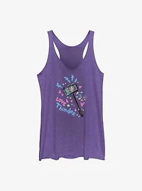 Marvel Thor: Love and Thunder Graffiti Hammer Girls Tank