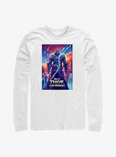 Marvel Thor: Love and Thunder Korg Movie Poster Long-Sleeve T-Shirt