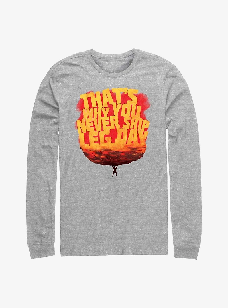 Marvel Thor: Love and Thunder Never Skip Leg Day Long-Sleeve T-Shirt