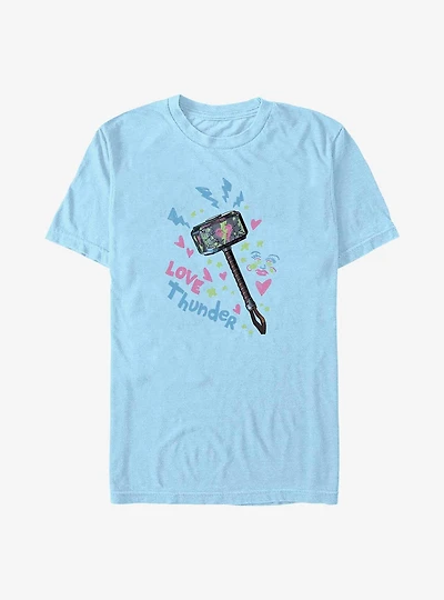 Marvel Thor: Love and Thunder Graffiti Hammer T-Shirt