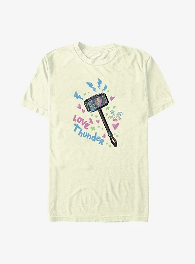 Marvel Thor: Love and Thunder Graffiti Hammer T-Shirt