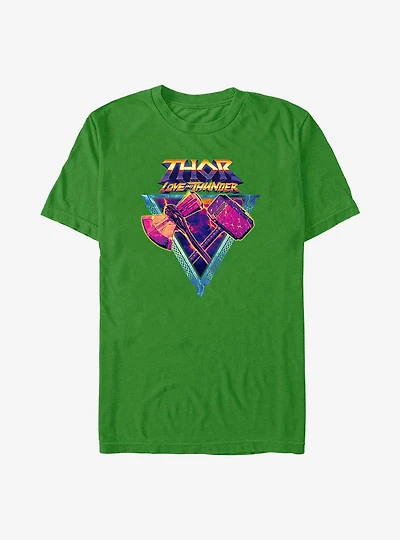 Marvel Thor: Love and Thunder Mjolnir and Stormbreaker T-Shirt