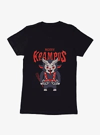 Krampus Christmas Merry Womens T-Shirt