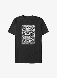 Disney Alice Wonderland Mad Here Cheshire Card Big & Tall T-Shirt