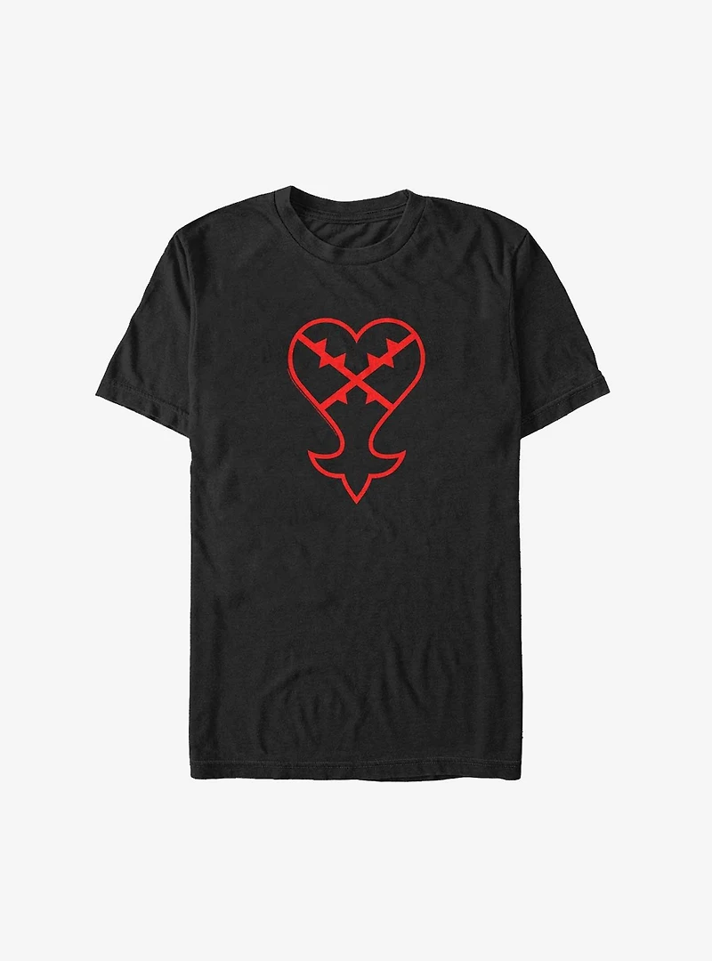 Disney Kingdom Hearts Heartless Symbol Big & Tall T-Shirt