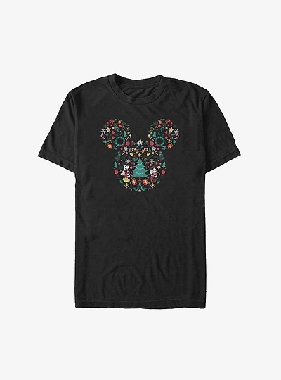 Disney Mickey Mouse Christmas Icon Ear Big & Tall T-Shirt