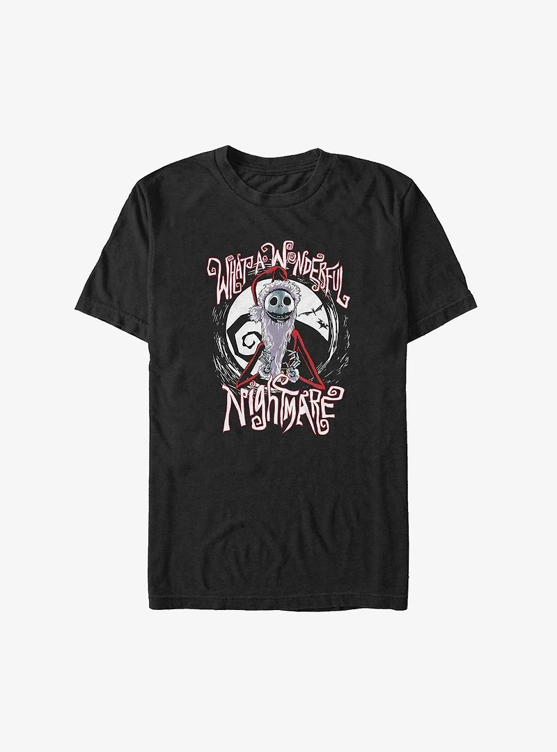 Disney The Nightmare Before Christmas Santa Jack What A Wonderful Big & Tall T-Shirt