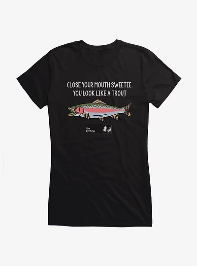 The Office Close Your Mouth Sweetie. Girls T-Shirt