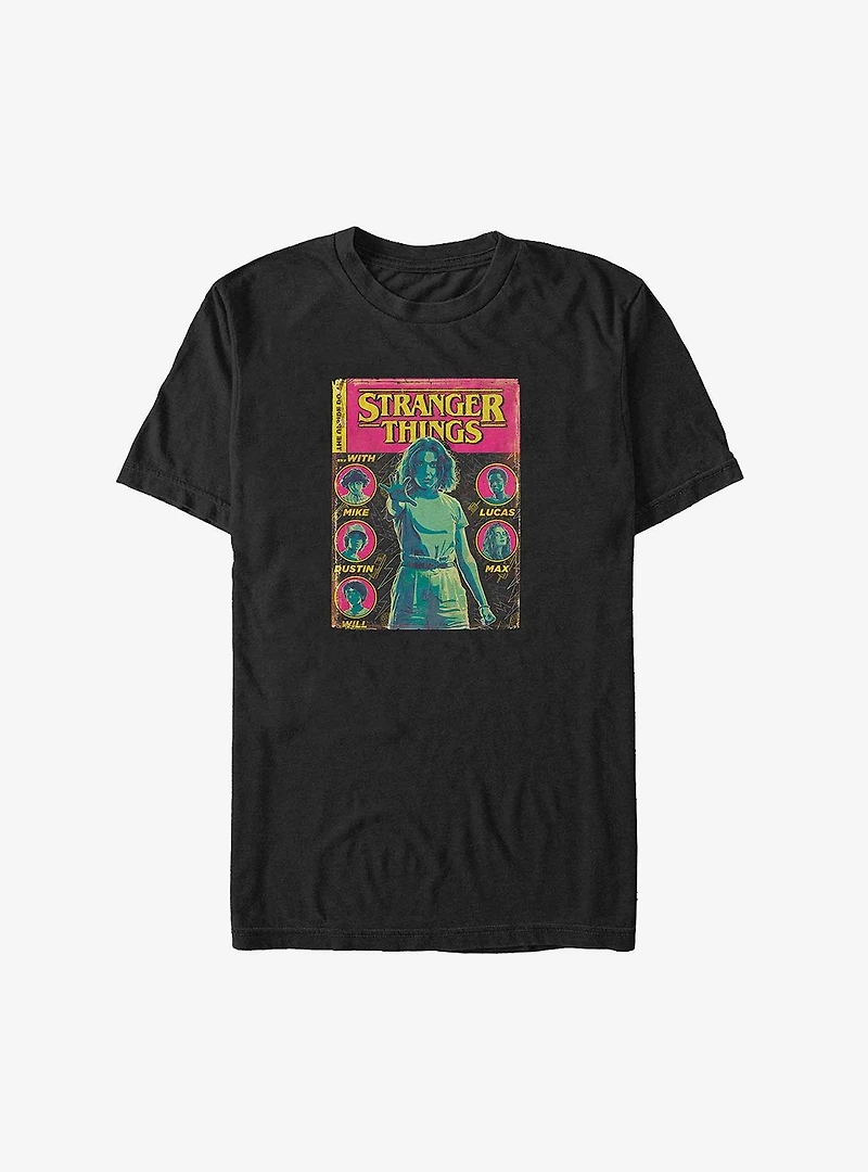 Stranger Things Comic Cover Big & Tall T-Shirt
