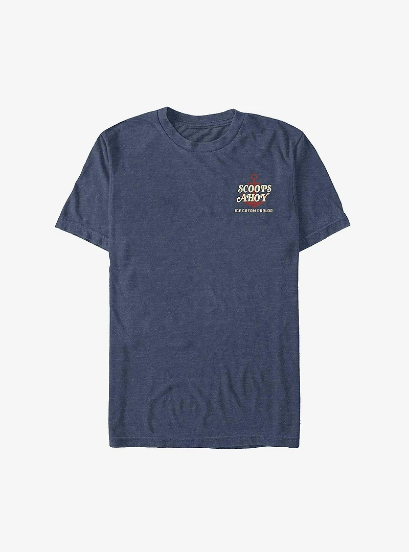 Stranger Things Scoops Ahoy Pocket Big & Tall T-Shirt