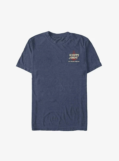 Stranger Things Scoops Ahoy Pocket Big & Tall T-Shirt