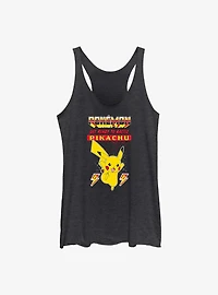 Pokemon Battle Ready Pikachu Girls Tank