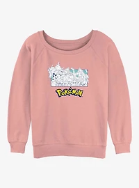 Pokemon The Classics Girls Slouchy Sweatshirt