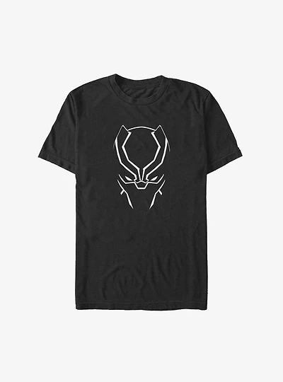 Marvel Black Panther Mask Outline Big & Tall T-Shirt