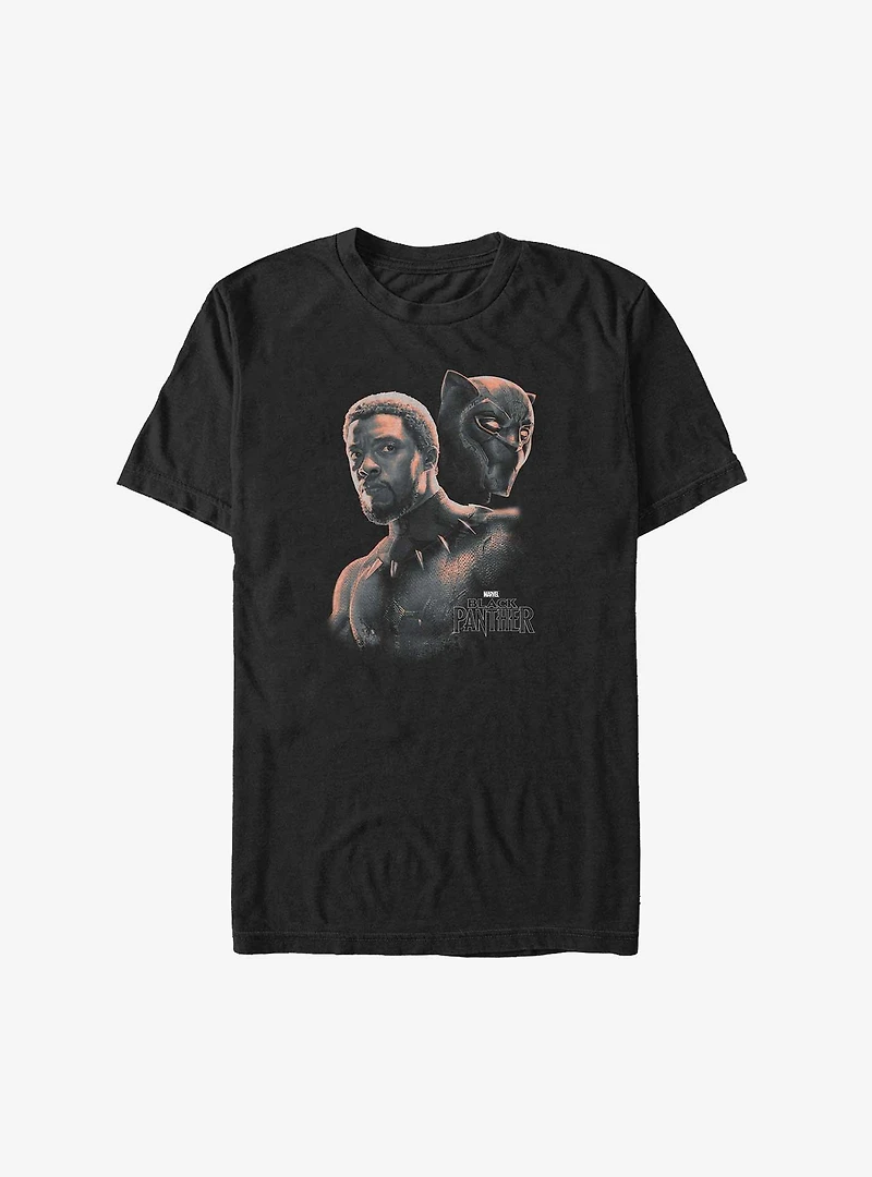 Marvel Black Panther King T'Challa Unmasked Big & Tall T-Shirt