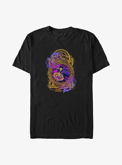 Marvel Doctor Strange the Multiverse of Madness Neon Time Bender Big & Tall T-Shirt