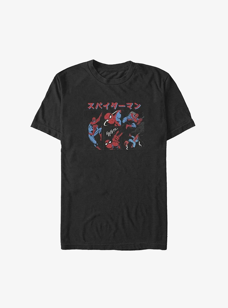 Marvel Spider-Man Spidey Panels Big & Tall T-Shirt