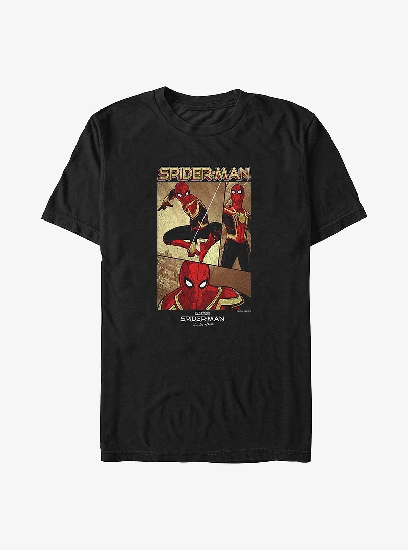 Marvel Spider-Man Three Panel Spidey Big & Tall T-Shirt