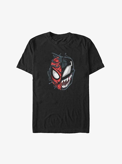 Marvel Venom Peter & Split Face Big Tall T-Shirt
