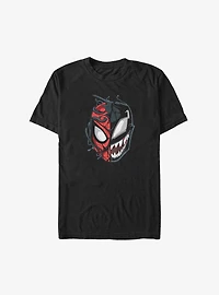 Marvel Venom Peter & Split Face Big Tall T-Shirt