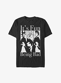 Disney Villains It's Fun Being Bad T-Shirt