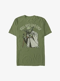 Star Wars Yoda Best Dad Extra Soft T-Shirt