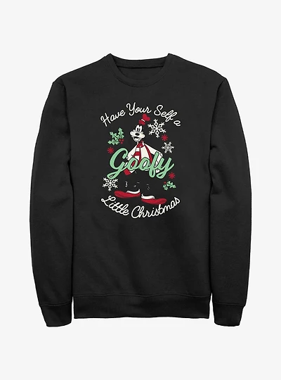 Disney Goofy Little Christmas Black Sweatshirt